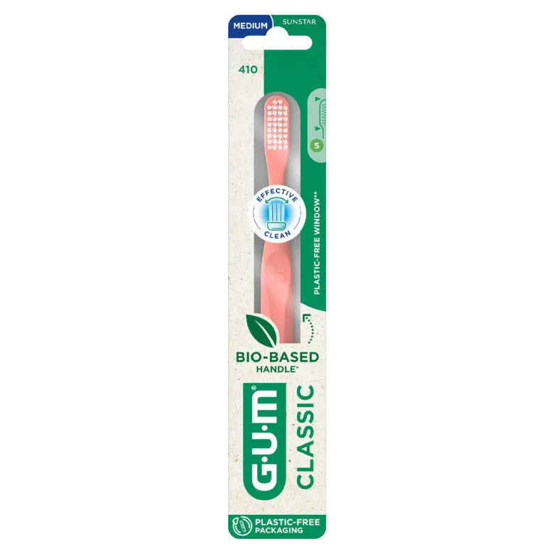 GUM Classic Zahnbürste kompakt medium, 1 St