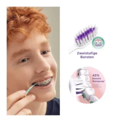 GUM Sonic Ortho Ersatzbürstenköpfe, 2 St