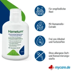 Hametum Medizinischer Reinigungsschaum für den Popo, 100 ml