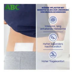 Hansaplast ABC Wärme-Pflaster mit Sensitiv-Vlies 14x10 cm, 2 St