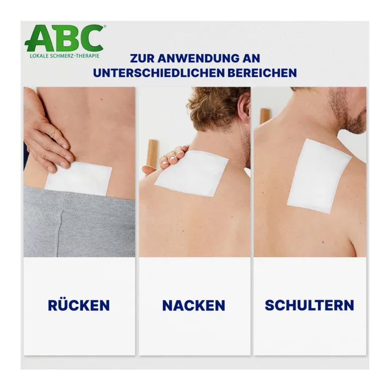 Hansaplast ABC Wärme-Pflaster mit Sensitiv-Vlies 14x10 cm, 2 St