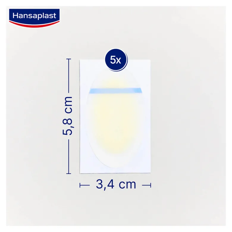 Hansaplast Blasen-Pflaster groß, 5 St