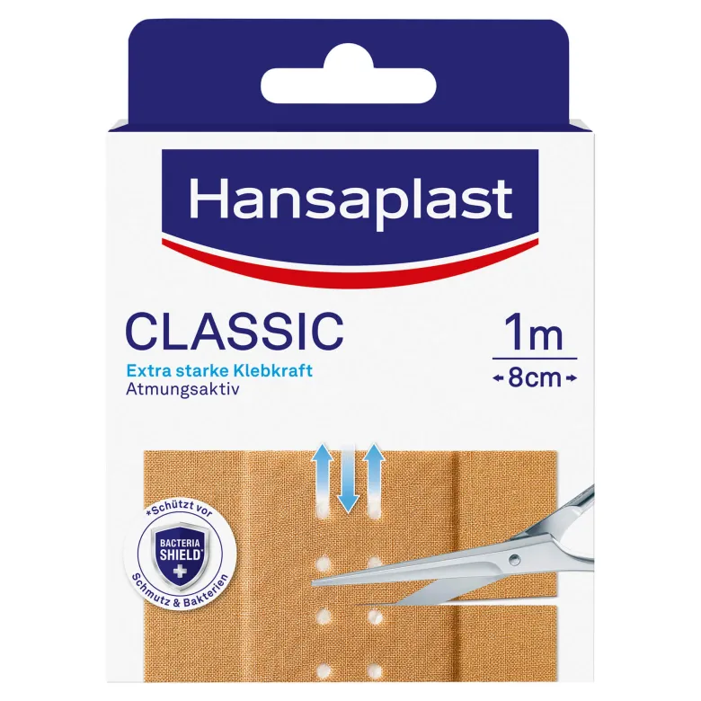 Hansaplast Classic Pflaster 1 m x 8 cm, 1 St