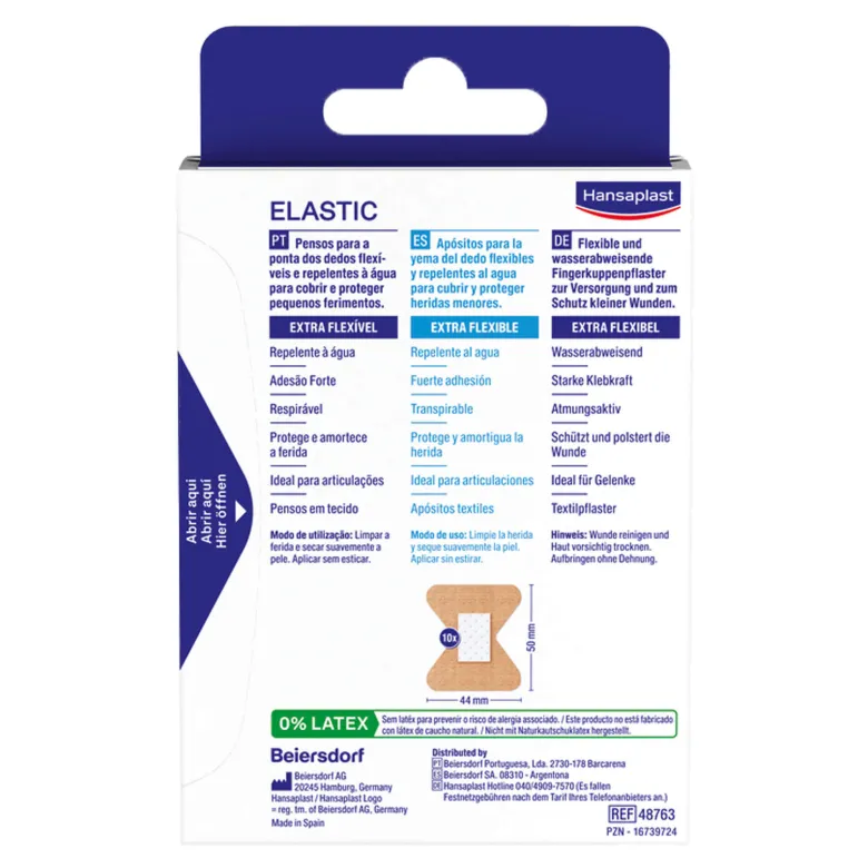 Hansaplast Elastic Fingerkuppen Pflasterstrips, 10 St