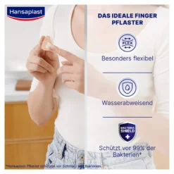 Hansaplast Elastic Fingerkuppen Pflasterstrips, 10 St