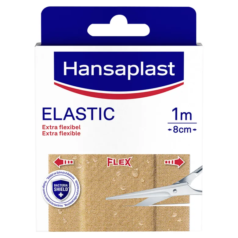 Hansaplast Elastic Pflaster 1m x 8cm, 1 St