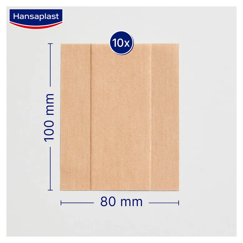 Hansaplast Elastic Pflaster 1m x 8cm, 1 St