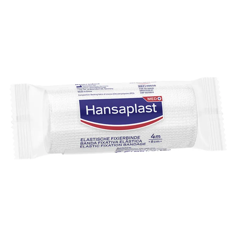 Hansaplast Elastische Fixierbinde 4 m x 8 cm, 1 St
