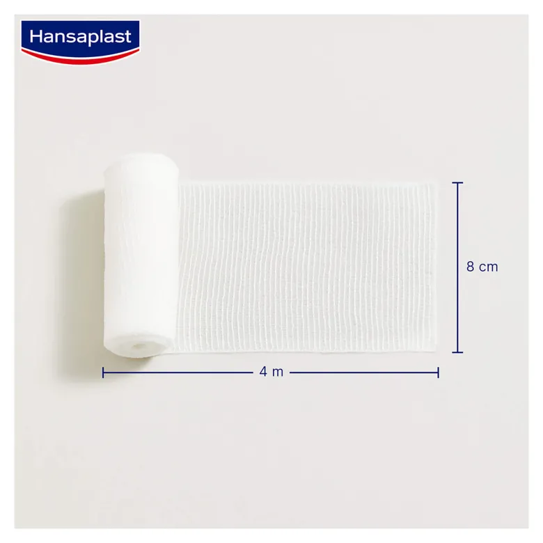 Hansaplast Elastische Fixierbinde 4 m x 8 cm, 1 St