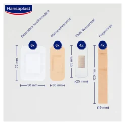 Hansaplast Erste Hilfe Pflaster Mix, 20 St