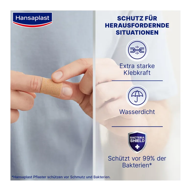Hansaplast Extra Robust Waterproof Pflasterstrips, 16 St
