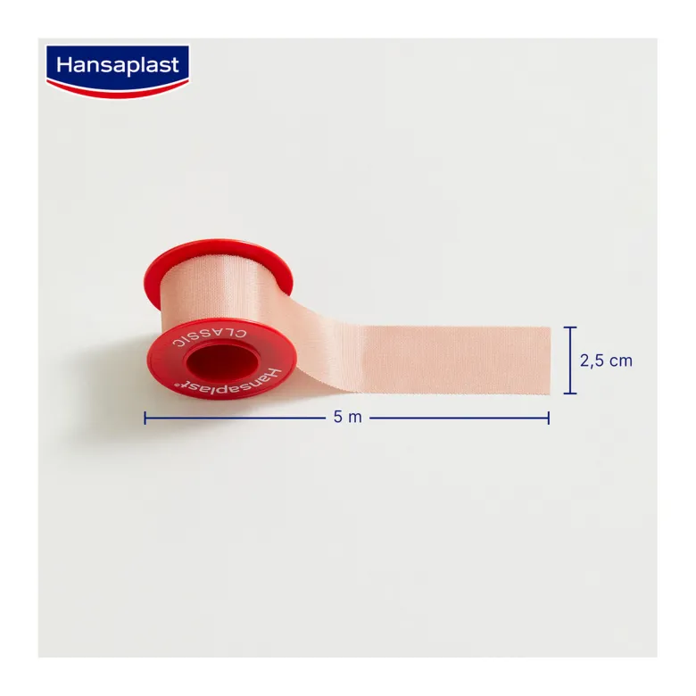Hansaplast Fixierpflaster Classic 5m x 2,5cm, 1 St