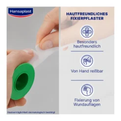 Hansaplast Fixierpflaster Sensitive 5m x 2,5cm, 1 St