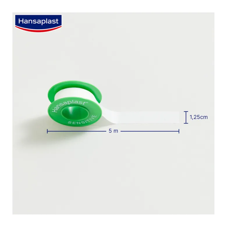 Hansaplast Fixierpflaster Sensitive 5m x 1,25cm, 1 St