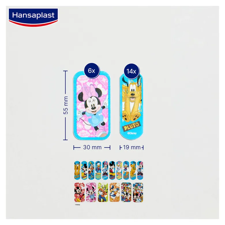 Hansaplast Kinder Pflasterstrips Mickey & Friends, 20 St