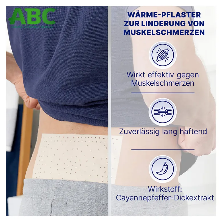 Hansaplast med ABC Wärme-Pflaster Capsicum, 1 St