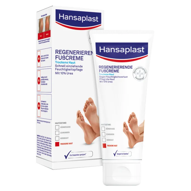 Hansaplast Regenerierende Fußcreme 10% Urea, 100 ml