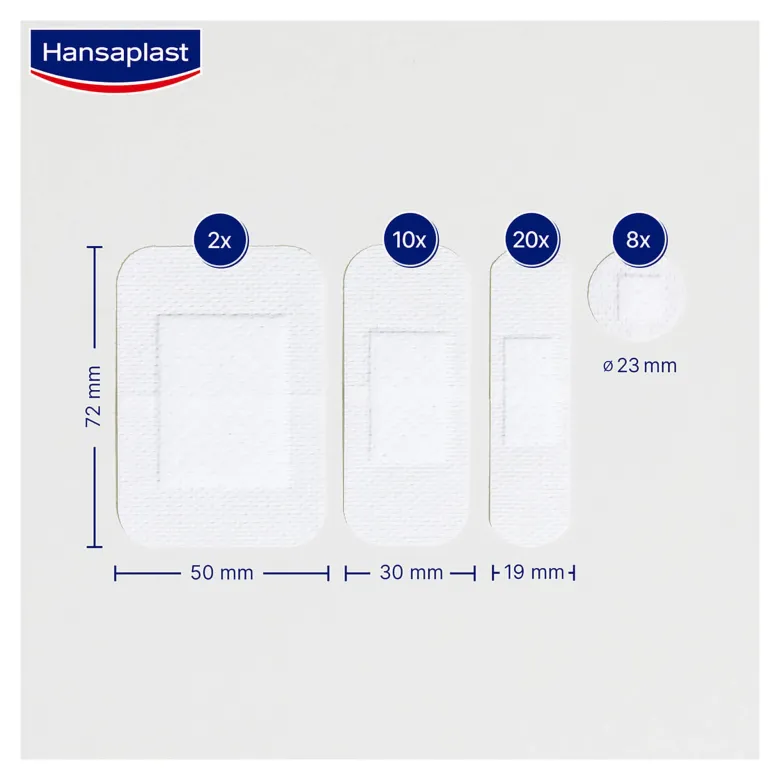 Hansaplast Sensitive hypoallergene Pflasterstrips, 40 St