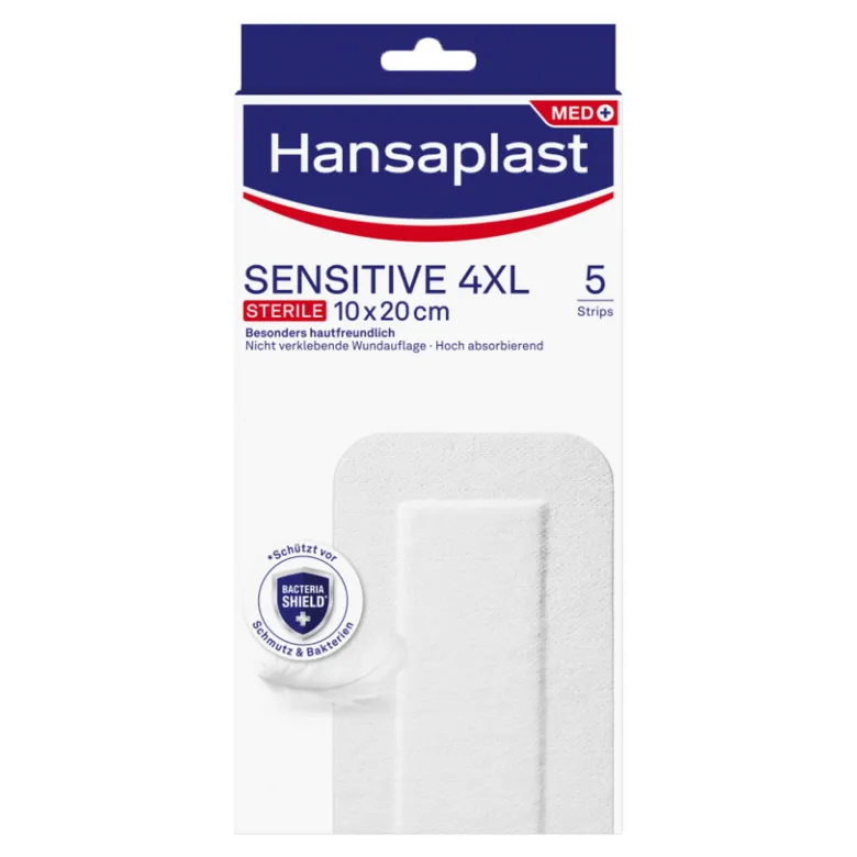 Hansaplast Sensitive Wundverband steril 10 x 20 cm, 5 St
