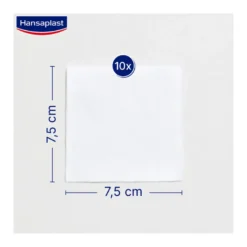 Hansaplast Soft Kompresse 7,5 x 7,5 cm steril, 5X2 St