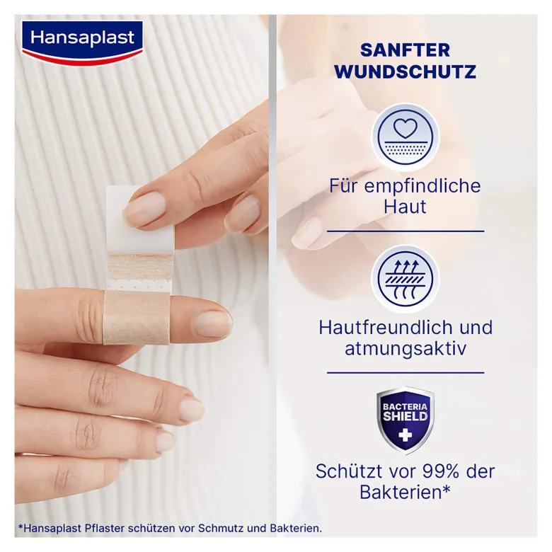 Hansaplast Soft Pflaster 6 cmx5 m Rolle, 1 St
