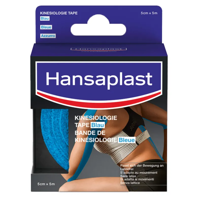 Hansaplast Sport Kinesiologie Tape 5 cmx5 m blau, 1 St