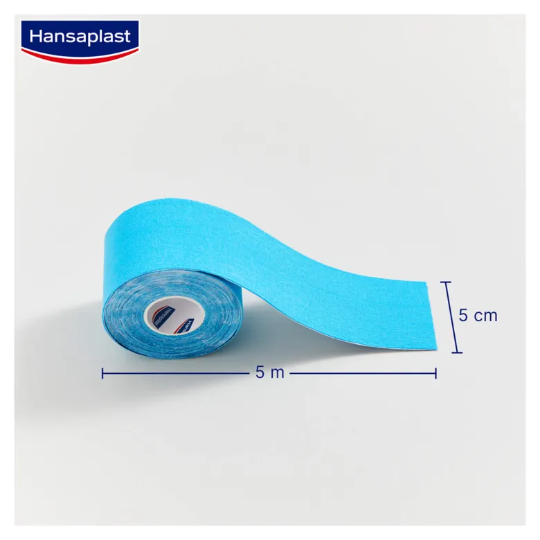 Hansaplast Sport Kinesiologie Tape 5 cmx5 m blau, 1 St