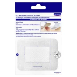 Hansaplast Ultra Sensitive Wundverband XXL 8 x 10 cm, 5 St