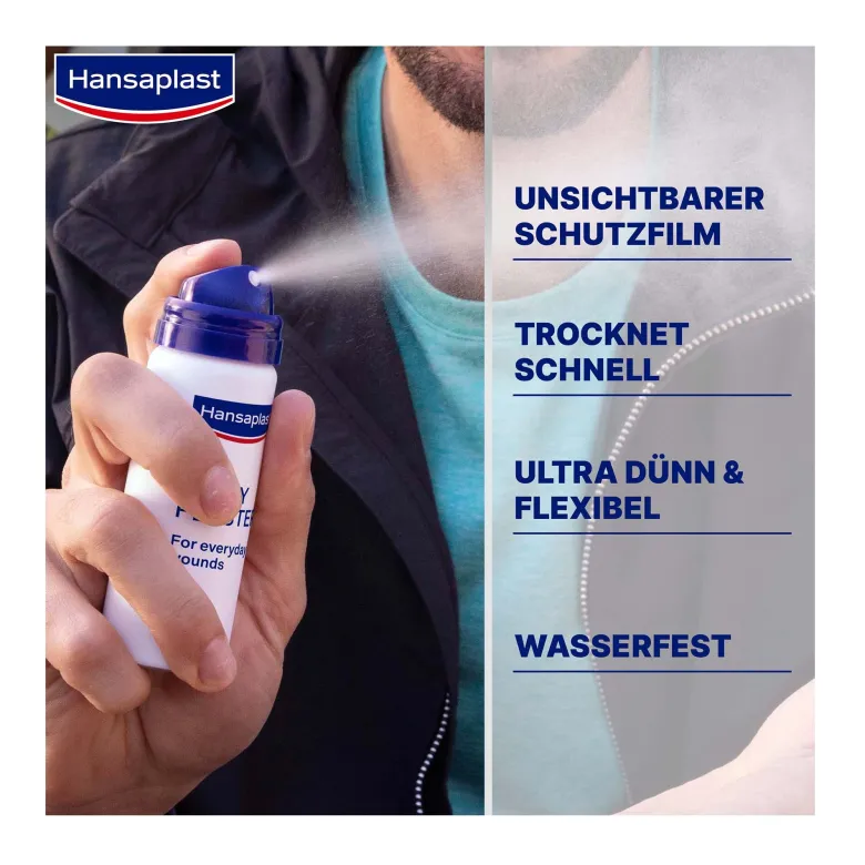 Hansaplast Zweite Haut Schutz Sprühpflaster, 40 ml