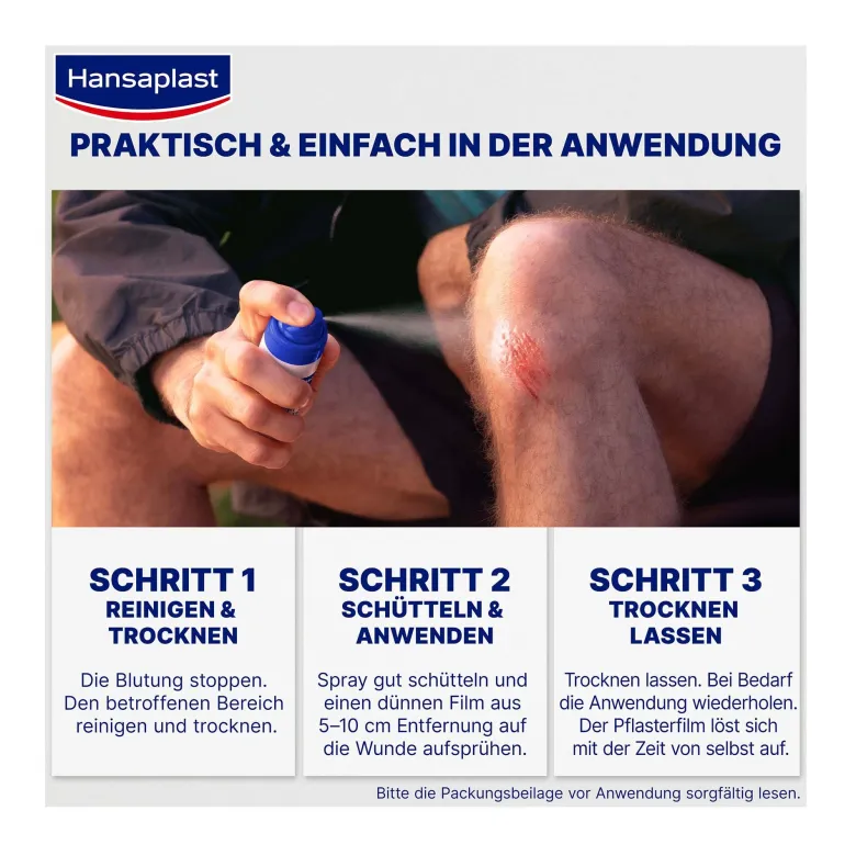 Hansaplast Zweite Haut Schutz Sprühpflaster, 40 ml