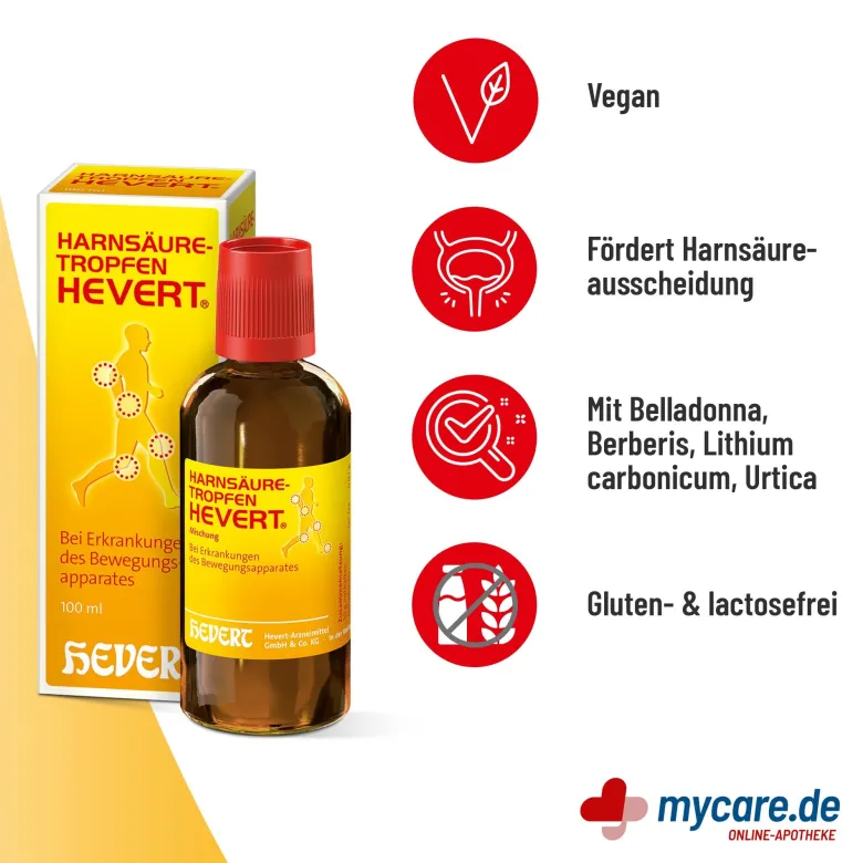 Harnsäuretropfen Hevert, 100 ml