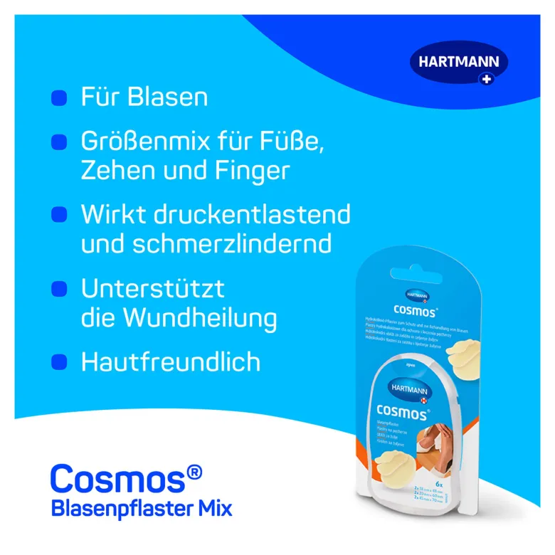 Hartmann cosmos Blasenpflaster, 6 St