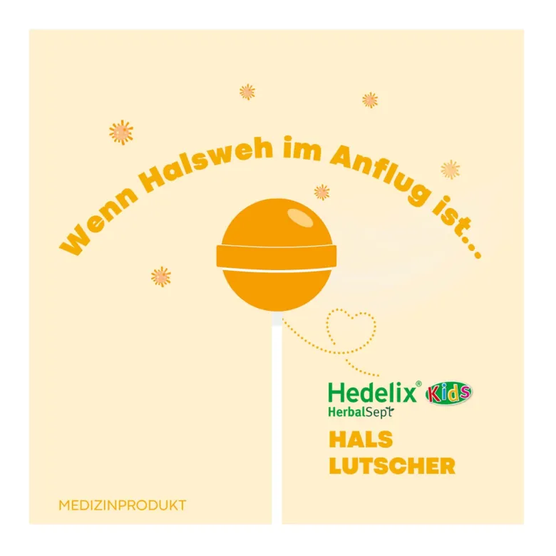 Hedelix HerbalSept Hals Lutscher Kids, 6 St