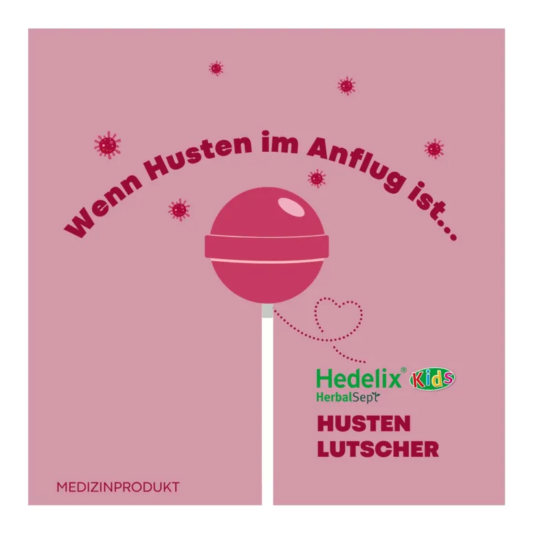 Hedelix HerbalSept Husten Lutscher Kids, 6 St