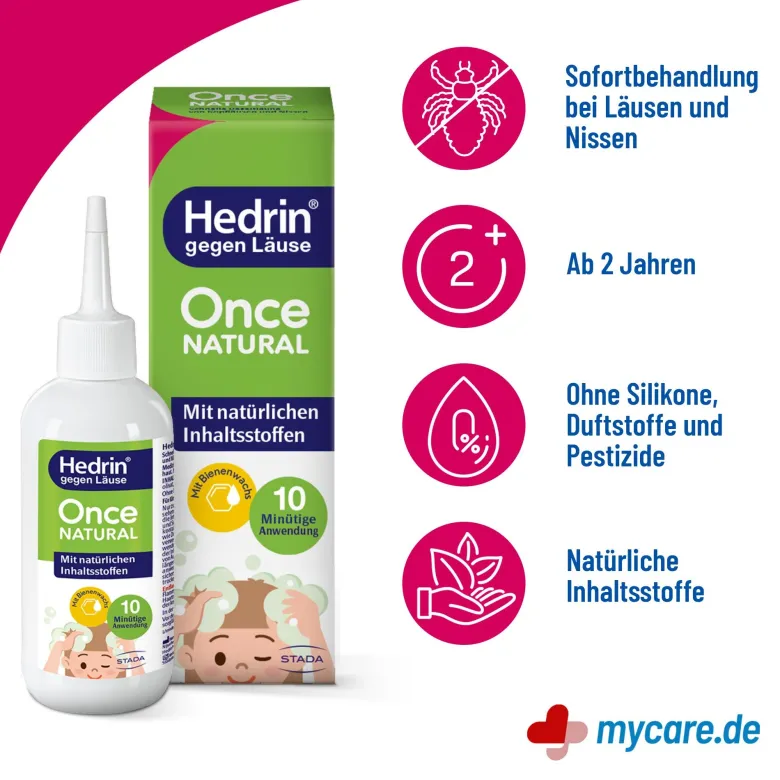Hedrin Once Natural Liquid, 100 ml