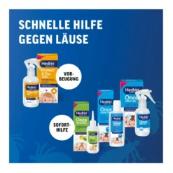 Hedrin Once Spray Gel gegen Kopfläuse und Nissen, 60 ml
