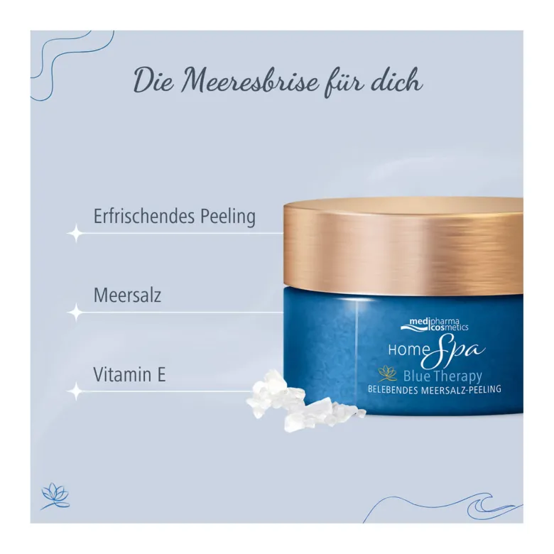 Home Spa Blue Therapy Meersalz-Peeling, 250 g