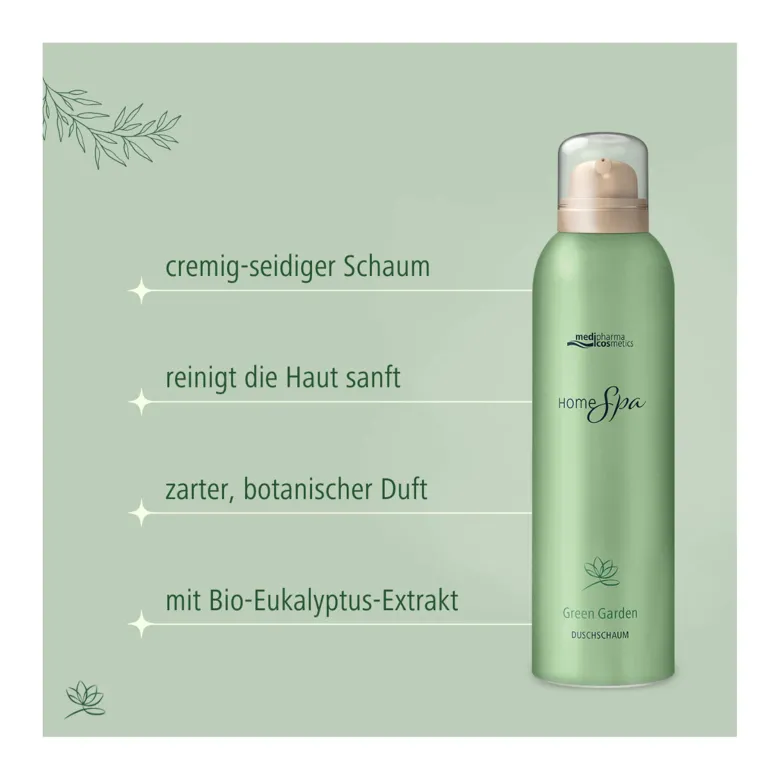 Home Spa Green Garden Duschschaum, 200 ml