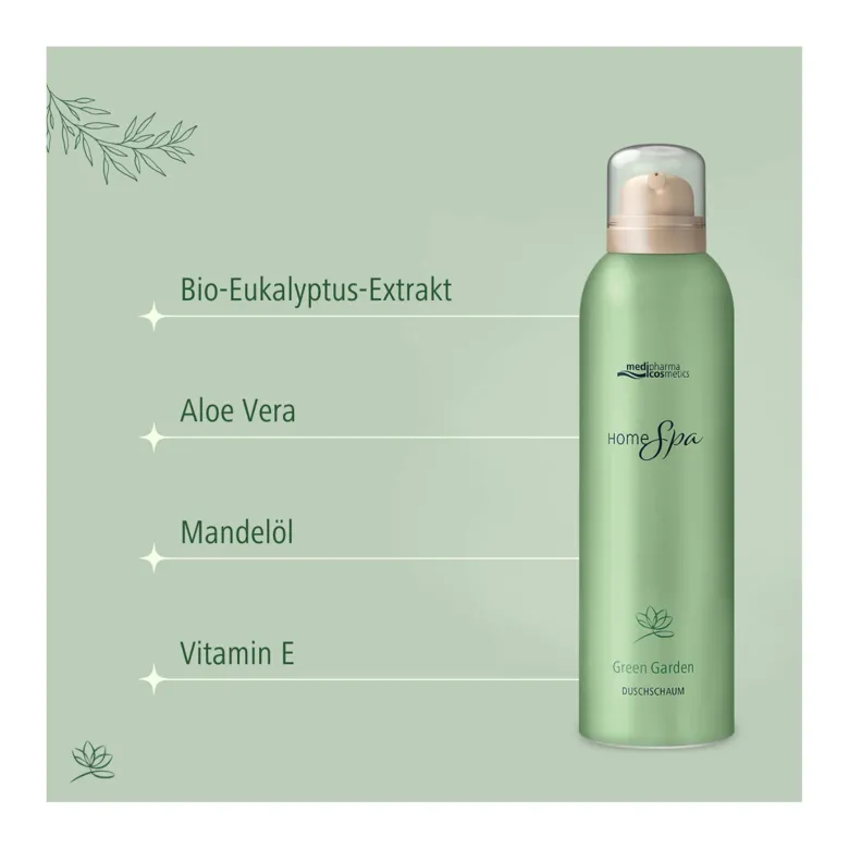 Home Spa Green Garden Duschschaum, 200 ml