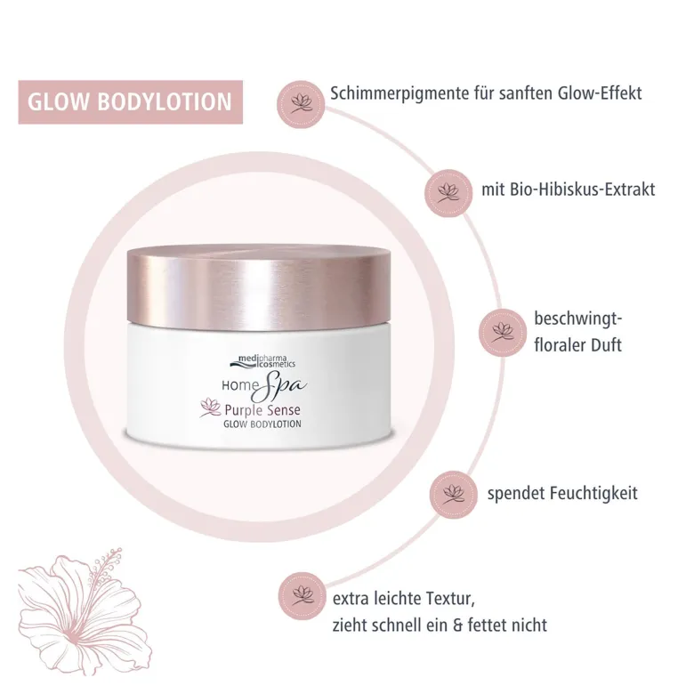 Home Spa Purple Sense Glow Bodylotion, 250 ml