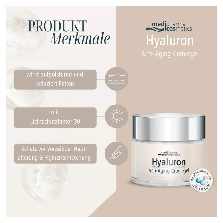 Hyaluron Anti-Aging Cremegel, 50 ml