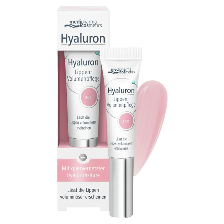 Hyaluron Lippen-Volumenpflege Rosé, 7 ml