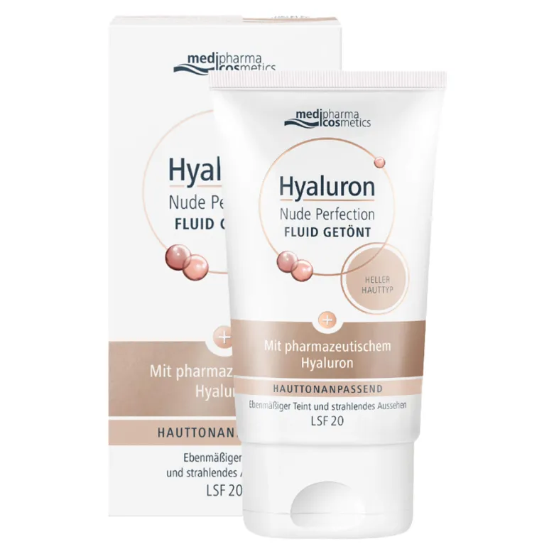 Hyaluron Nude Perfection Getöntes Fluid LSF 20 hell, 50 ml