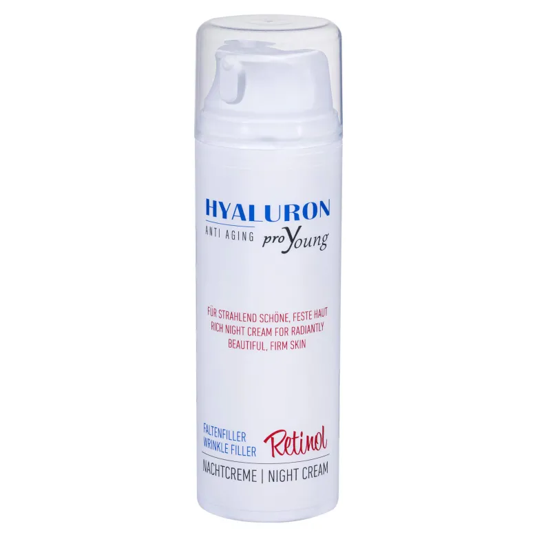 Hyaluron proYoung Faltenfiller Retinol Nachtcreme, 140 ml