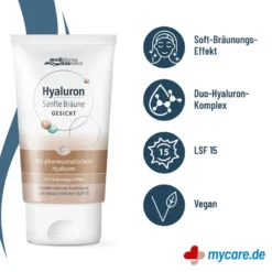 Hyaluron Sanfte Bräune Gesichtspflege, 50 ml