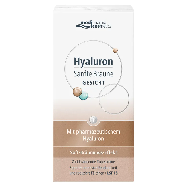 Hyaluron Sanfte Bräune Gesichtspflege, 50 ml