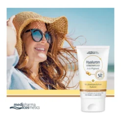 Hyaluron Sonnenpflege Gesicht Anti-Pigment & Anti-Age LSF50, 50 ml