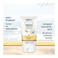 Hyaluron Sonnenpflege Gesicht Anti-Pigment & Anti-Age LSF50, 50 ml
