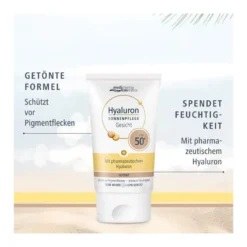 Hyaluron Sonnenpflege Gesichtcreme LSF 50+ getönt, 50 ml