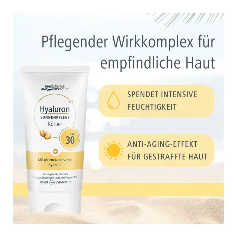 Hyaluron Sonnenpflege Körper LSF 30, 150 ml